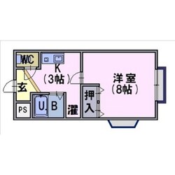 ラフォーレ泉ケ丘の物件間取画像